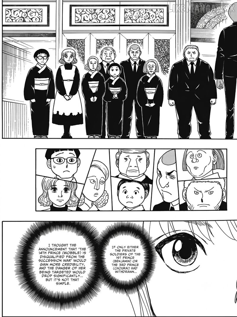 Hunter x Hunter, Chapter 412 image 14